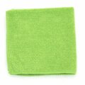 Hospeco 2502-GREEN- Hospeco 16x16in Microfiber Towel Green Green, 12PK 2502-GREEN-DZ